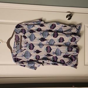 Plus size Scrub Top, Butter-Soft, Women's 2X.  Christmas/ Holiday